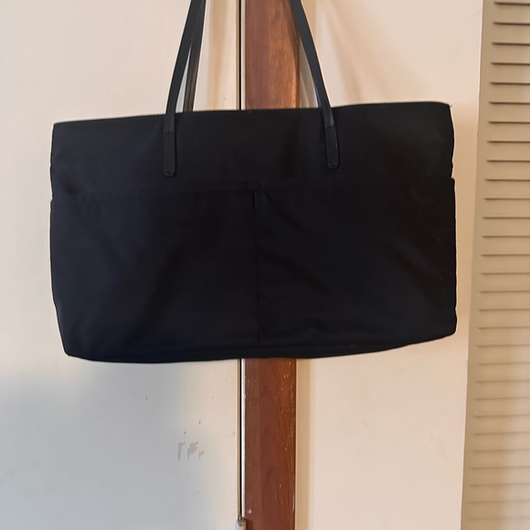 Calvin Klein Black Tote with Gold Accents - Picture 8 of 9